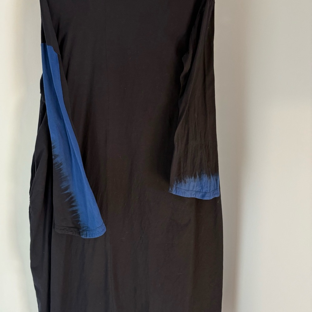 Moyuru Black and Blue Duster Jacket Size Medium